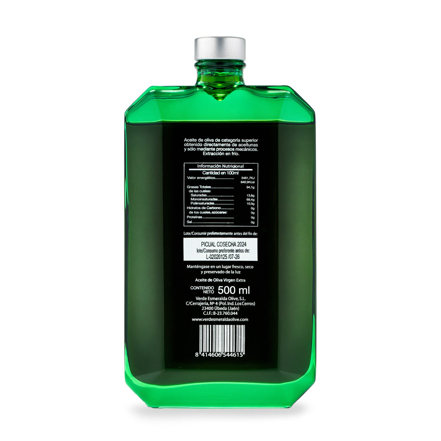 Green Emerald Picual 500ml con cofanetto - Olio Extravergine di Oliva Premium