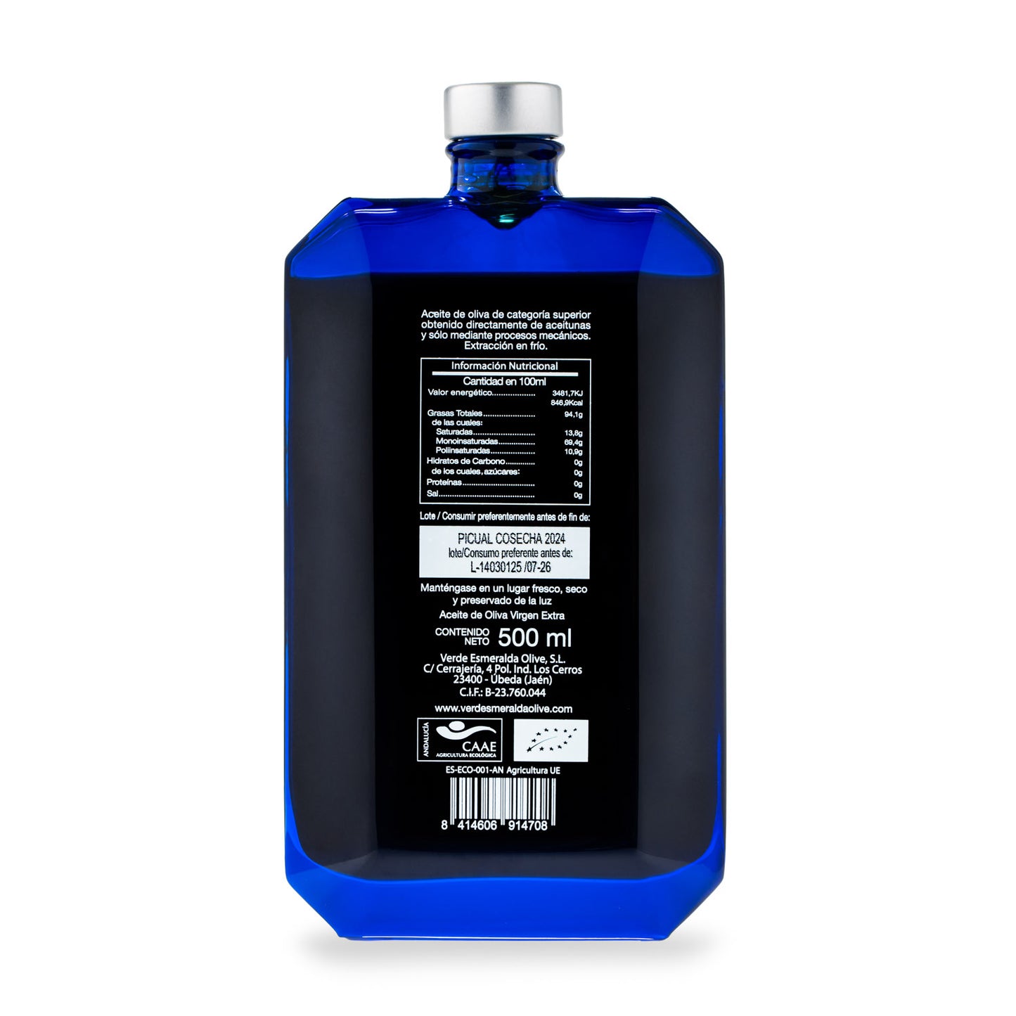 Blue Sapphire Biologico 500ml con cofanetto – Olio Extravergine di Oliva Biologico Premium