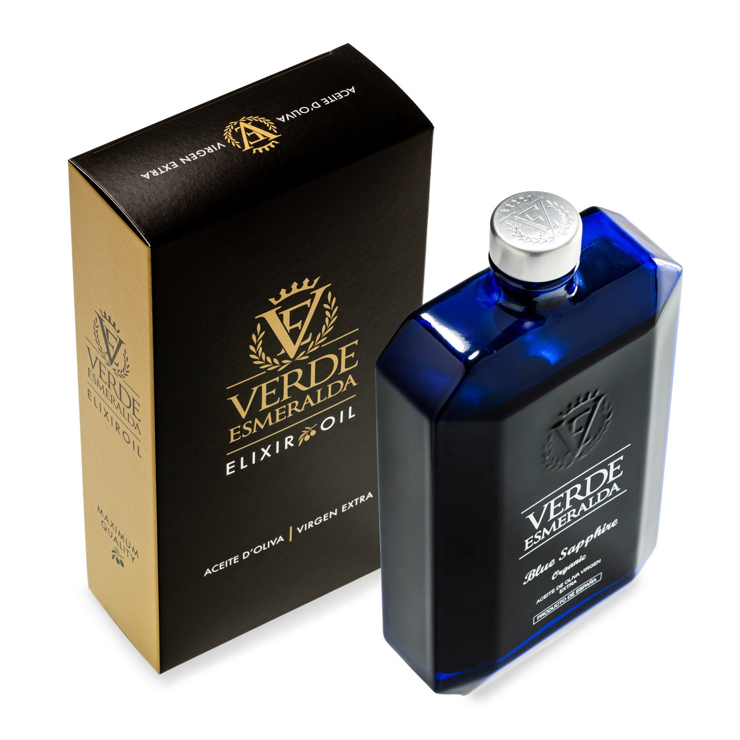 Blue Sapphire Biologico 500ml con cofanetto – Olio Extravergine di Oliva Biologico Premium