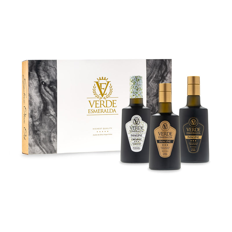Pack Imagine - Olio EVO Premium (Picual, Royal, Biologico) 500 ml