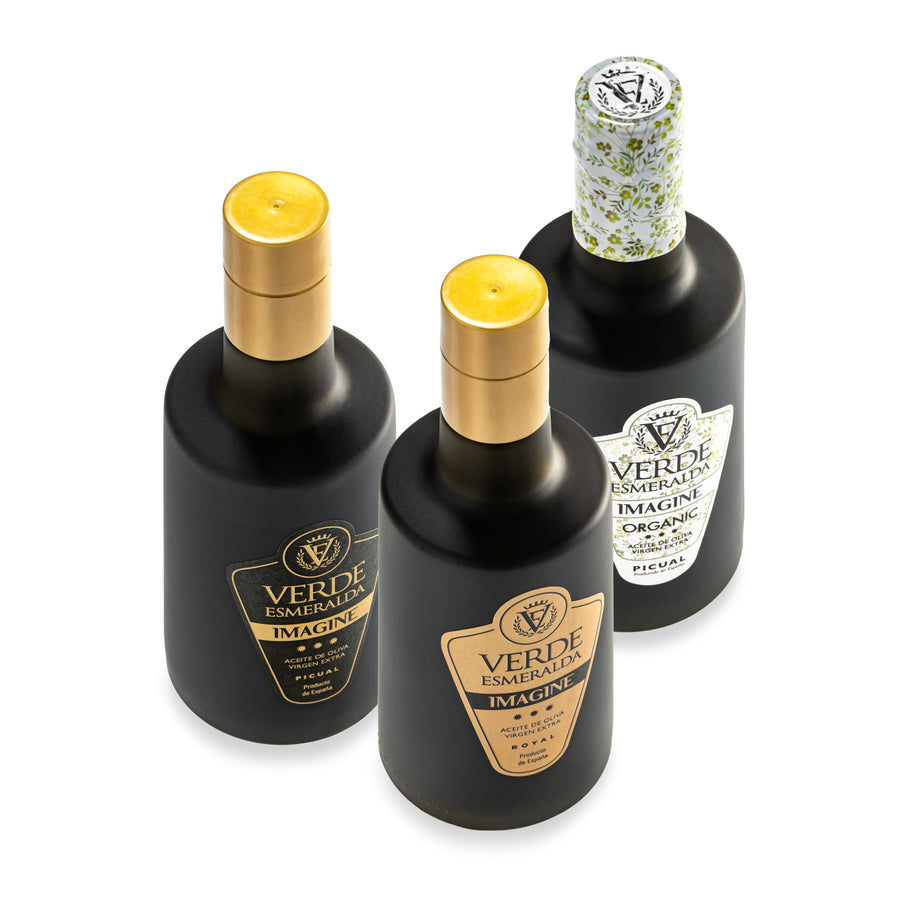 Pack Imagine - Olio EVO Premium (Picual, Royal, Biologico) 500 ml