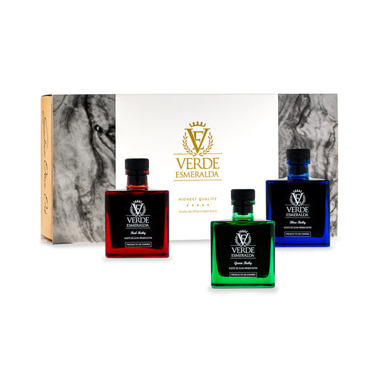 Pack Baby - Selezione di Oli EVO Premium (Picual, Royal, Biologico) 100ml